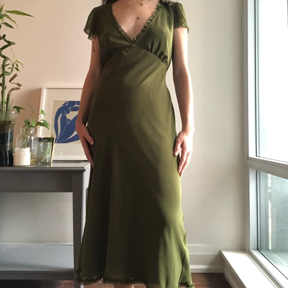 Wilfred green short sleeve midi dress - Picture 3 of 4